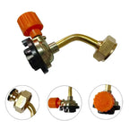 Hose-Free Gas Refill Adapter