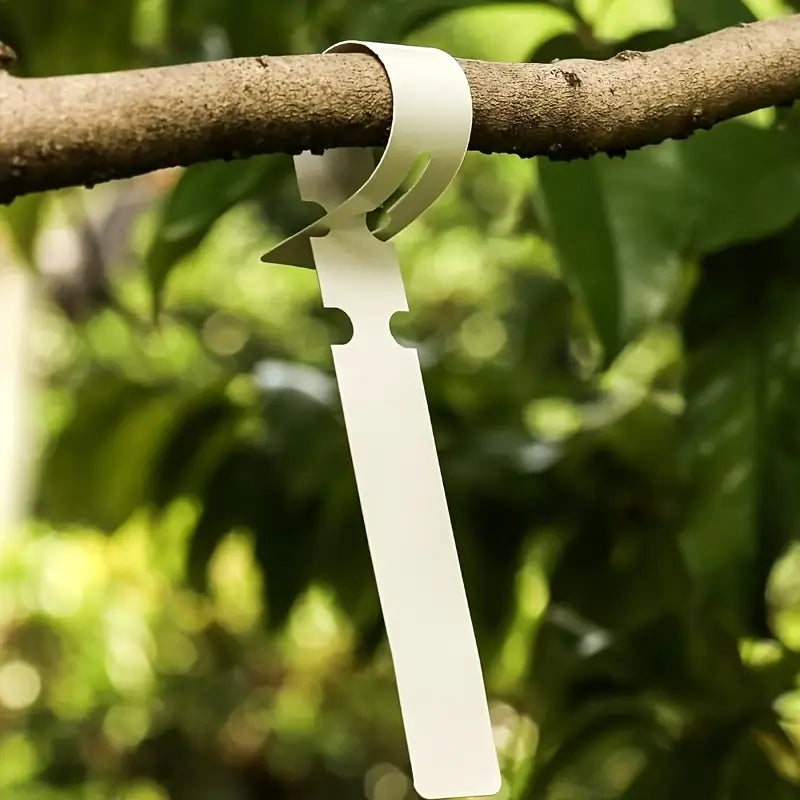 Reusable plant labels made of plastic for garden and tree marking