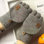 Men's WinterPro Fingerless Gloves – Thick, Warm and Comfortable