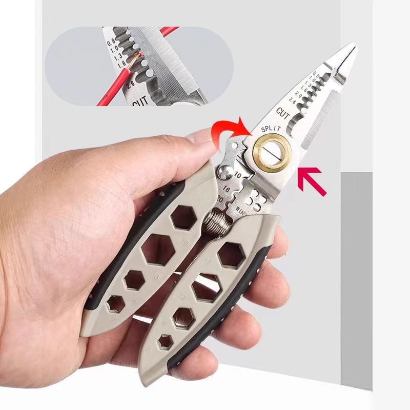 7-Inch Stripping Tool – Multifunctional Tool for Stripping and Cutting Wires