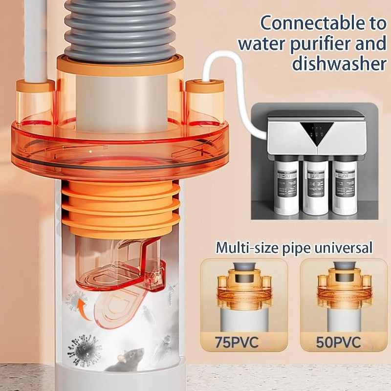 TidyDrain – Eliminates drain odors and pests immediately, keeps freshness preserved