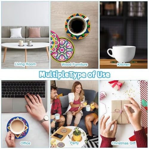 SpukMeister Coaster Set — Let your Halloween party be enchanted with magical fascination and guests amazed!