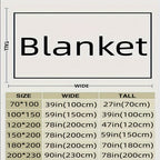 CozyLuxe – Flannel Blanket for Every Season