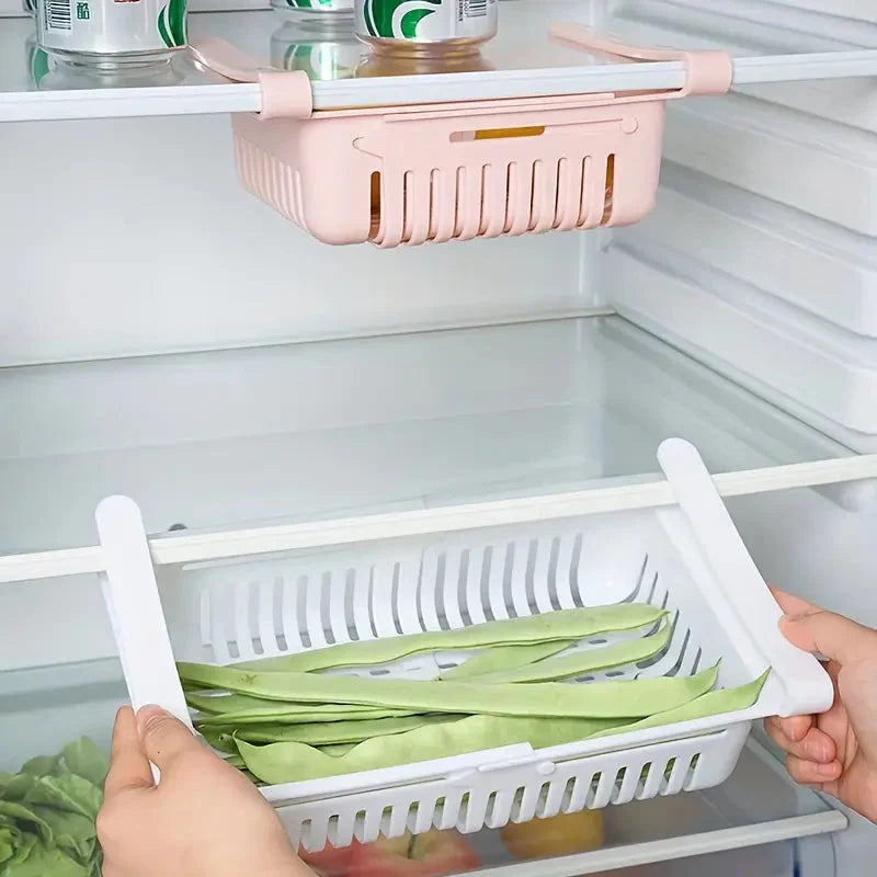 Multi-Purpose Refrigerator Organizer – Stackable Food Container with Drainage