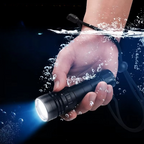 High Lumen Scuba Diving Flashlight 3000lm Waterproof Magnetic Ring Torch