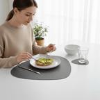 Designer placemat set with coasters, heat resistant and versatile use