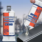 Heat-resistant waterproof metal repair adhesive