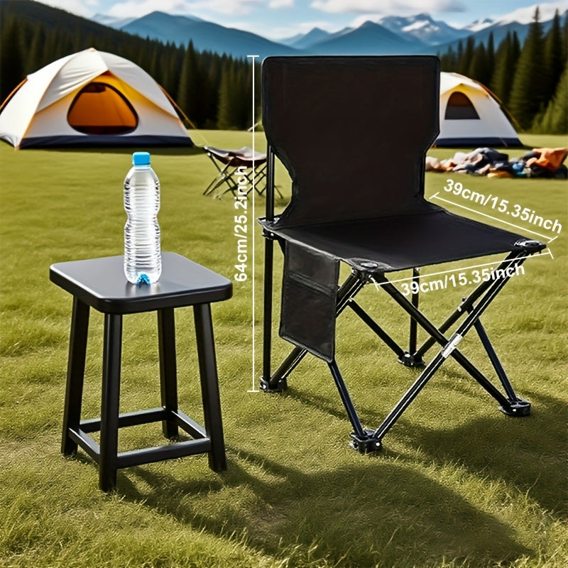 Foldable Garden Seating Group Campafleur | 2 Chairs & 1 Table | Floral Pattern | Portable & Weatherproof