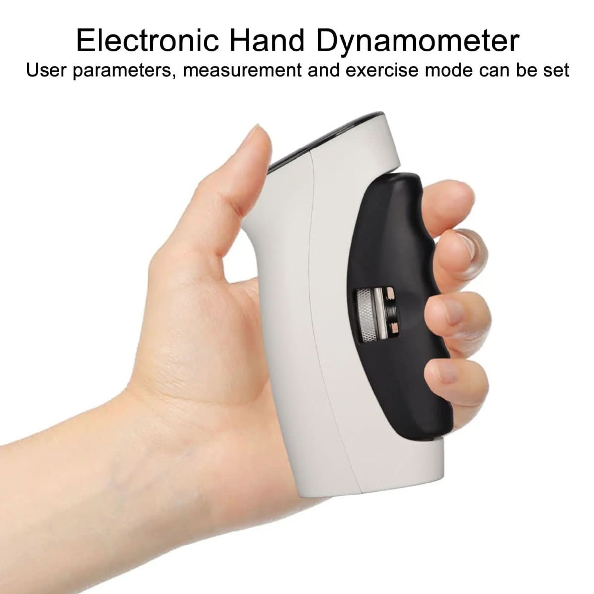 Digital grip strength measuring device for improving hand strength