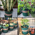 Robust Plant Pot Made of Plastic – Weatherproof Flower Pot for Garden and Balcony
