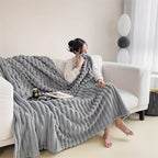 LuxeFleece – Elegant French Style Blanket for Comfort