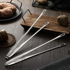 Stainless steel grill tongs