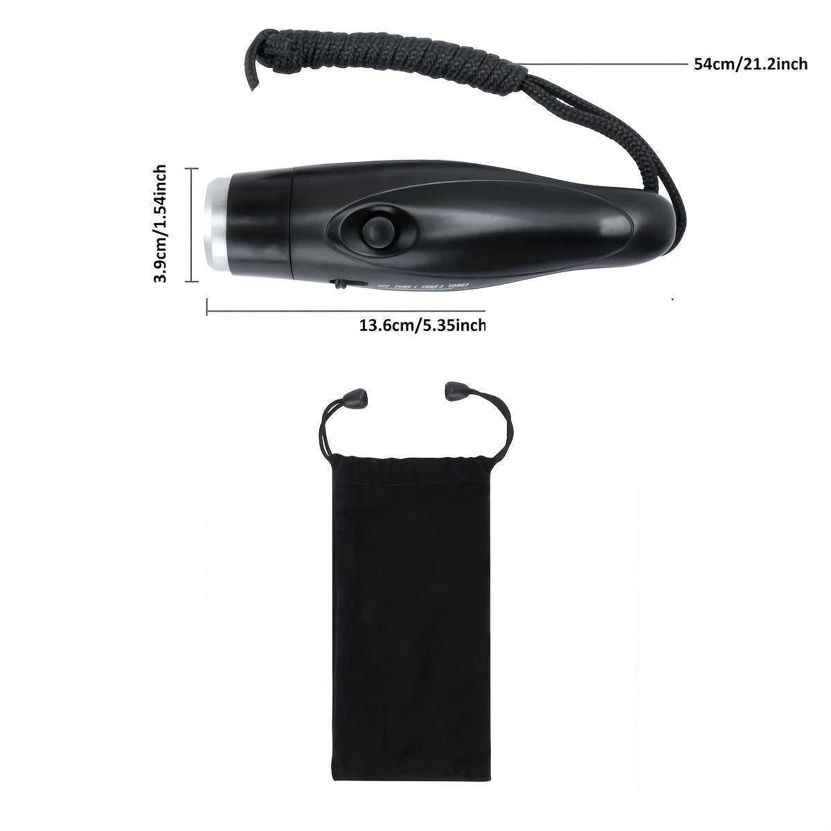 Handheld Electronic Whistle with 3 Tones Options – Lightweight and Portable for Coaches and Referees