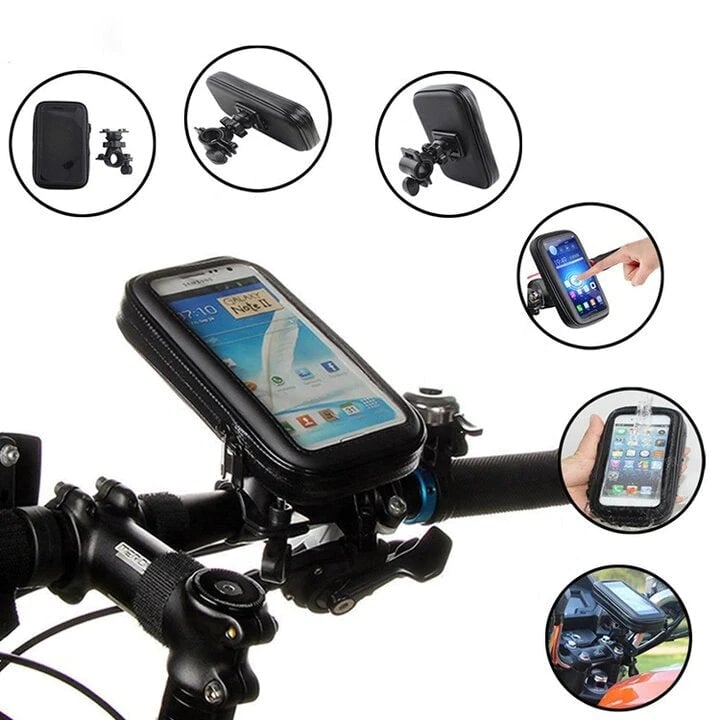 RideCharge Pro – Waterproof phone holder with USB and 15W wireless charging for bicycle and e-bike