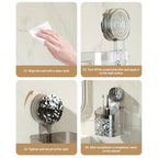 Practical wall shelf | Drill-free storage in the bathroom