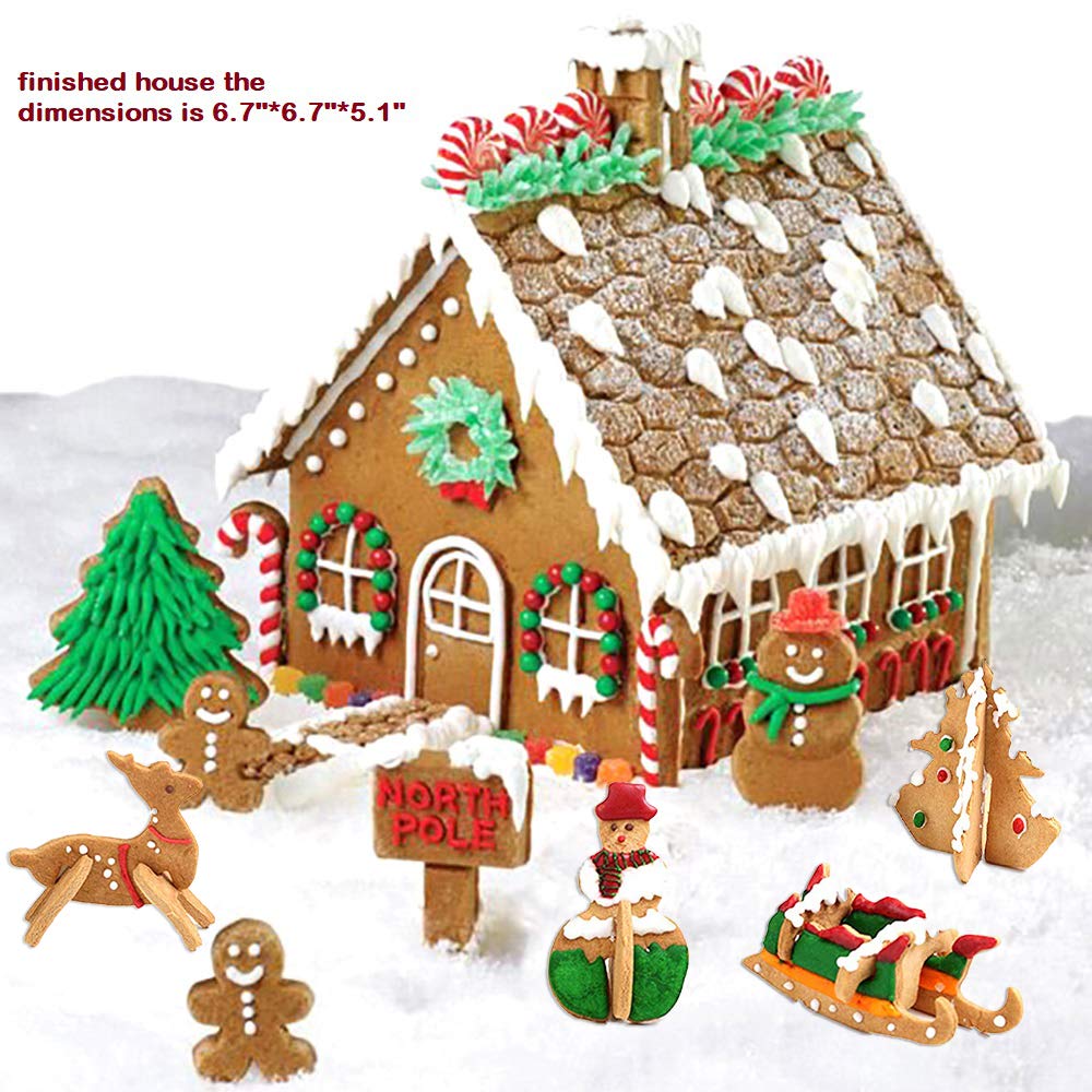 Christmas Stainless Steel 3D Cookie Mold (18pcs)