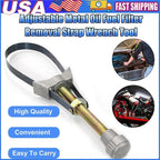 Adjustable Oil Filter Wrench — Robust Tool for 60-120 mm Filters