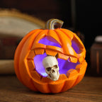 Spooky Realistic Jack O'Lantern Halloween Decoration | Skull Prop