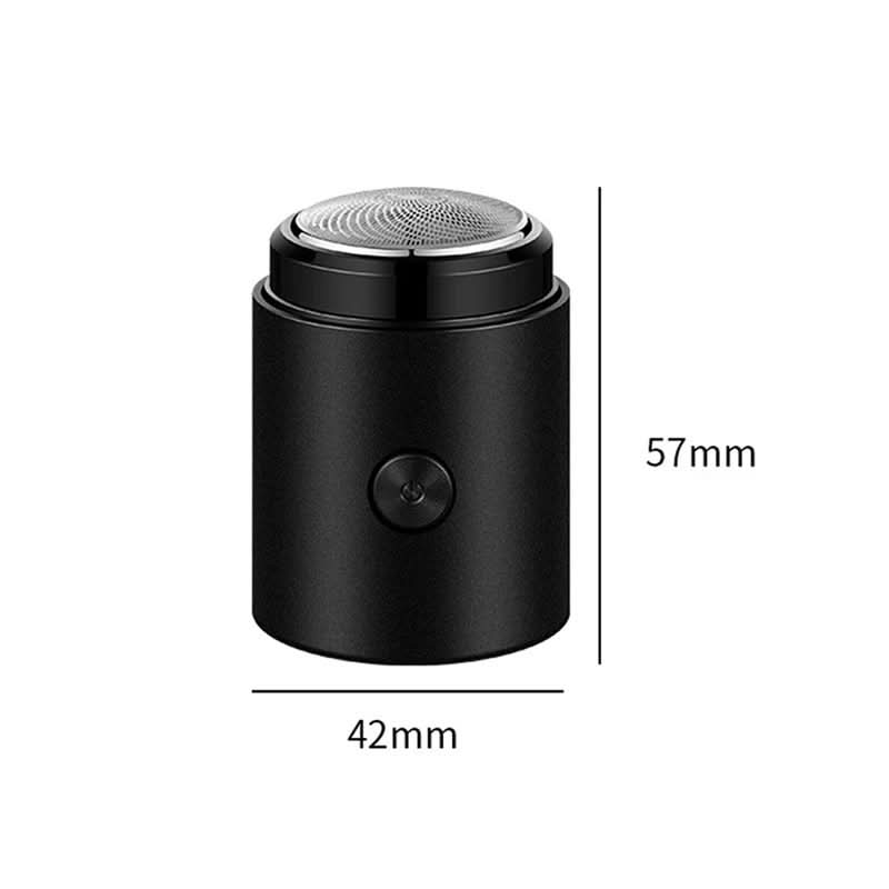 Compact electric shaver for precise shaving when travelling