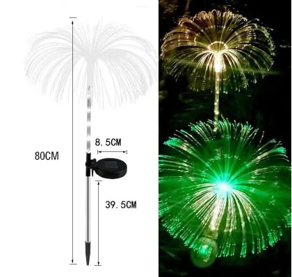 Solar glowing Jelly lights