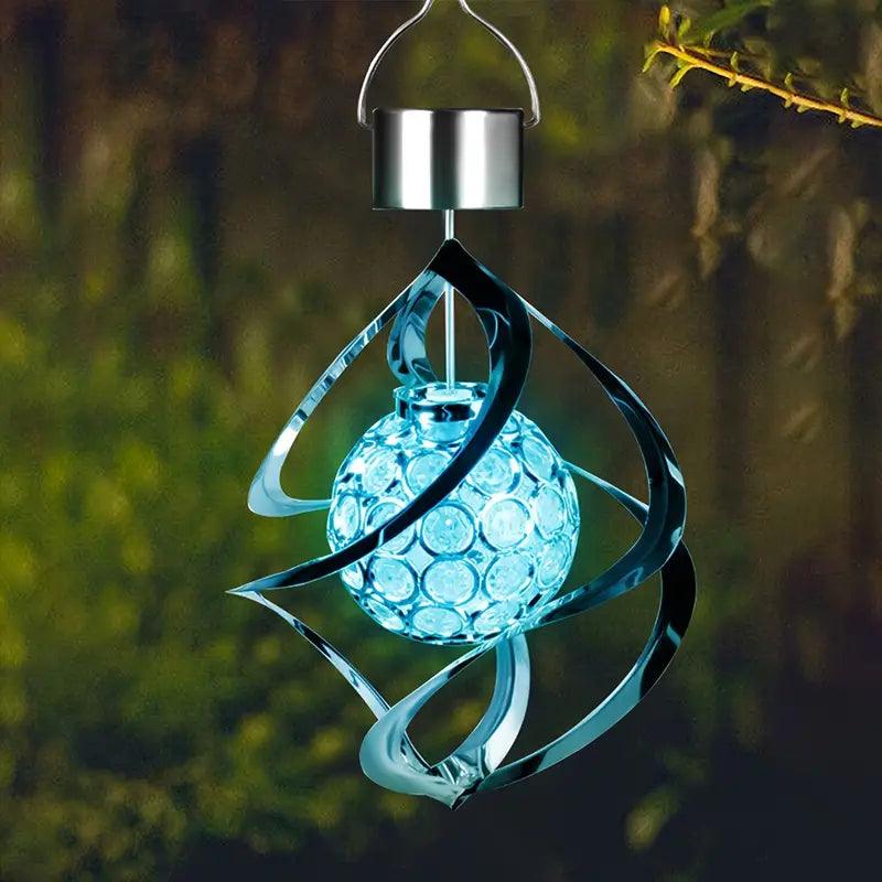 SolarWind Sound Light | Solar Wind Chime with Color Change | Weatherproof & Energy Saving | For Garden, Balcony & Terrace