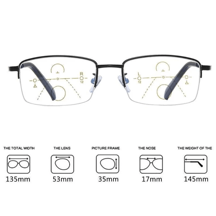 New bifocal progressive and anti-blue light glasses ultralight reading glasses
