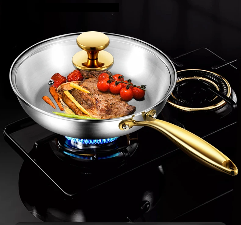 ChefSteel – Professional Stainless Steel Frying Pan for Gas & Induction