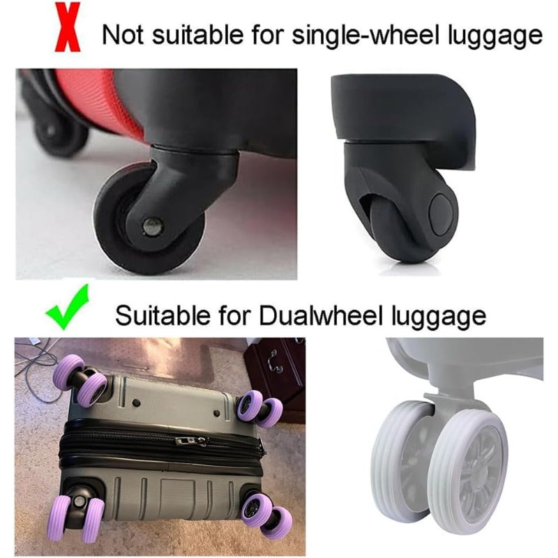Silicone Luggage Wheel Covers
