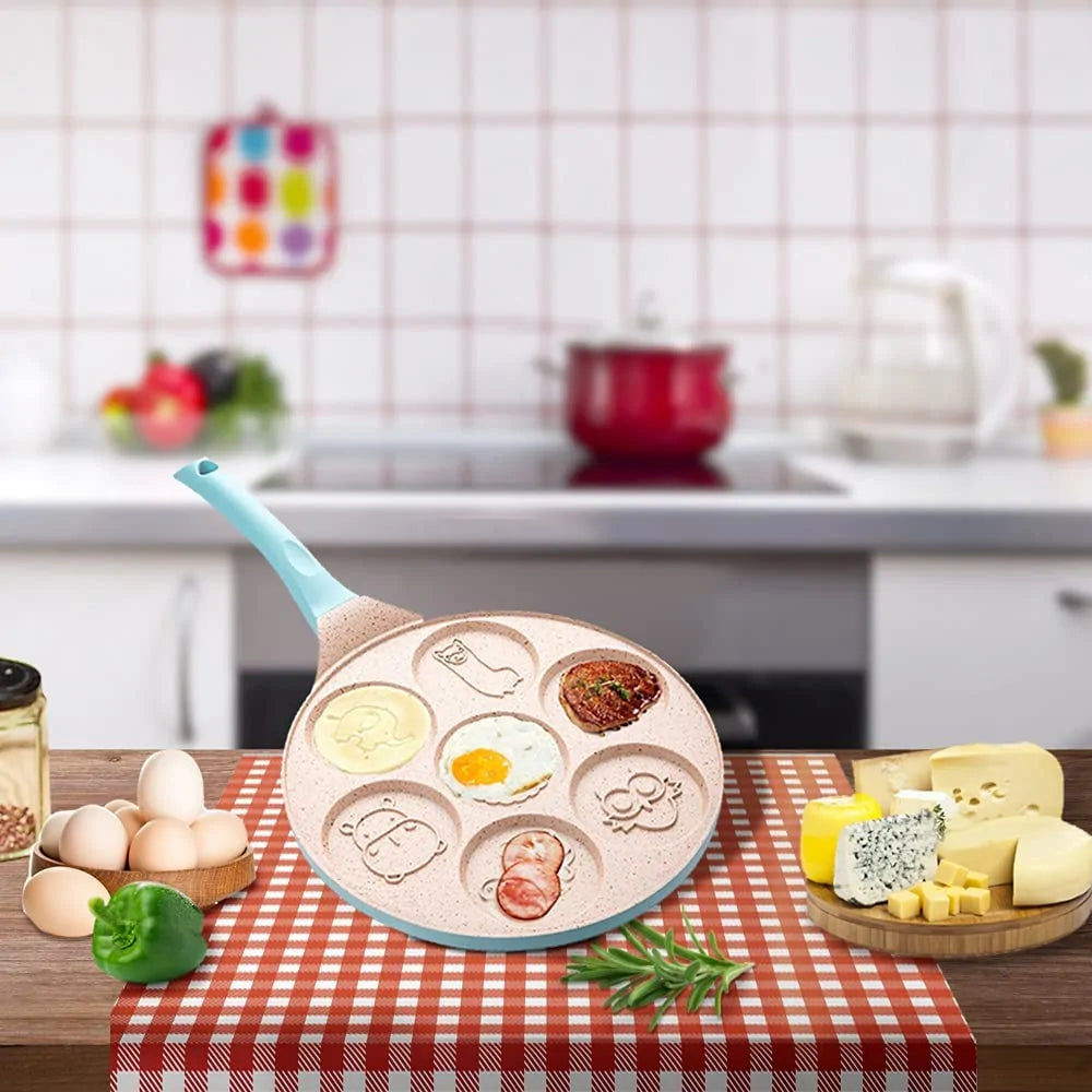 Breakfast frying pan for children – Funny pancake & fried egg shapes