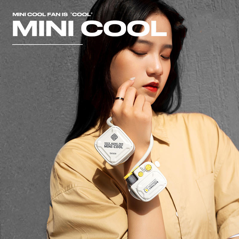 Mini Portable Silent Neck Hanging Fan