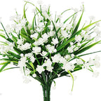 Artificial flowers outdoors