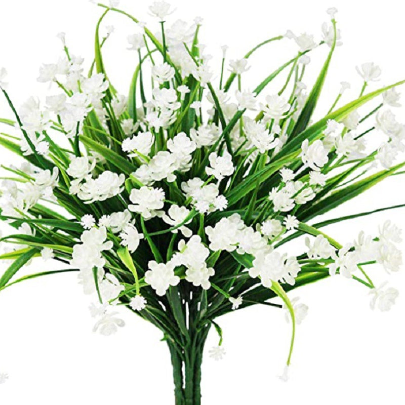 Artificial flowers outdoors