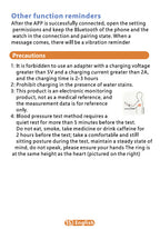 One-Click Blood Sugar|Blood Glucose Blood Pressure ECG|ECG HRV Heart Rate Monitor Health Smart Watch