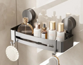 AquaGrip – Luxury Suction Cup Bath Shelf without Drilling