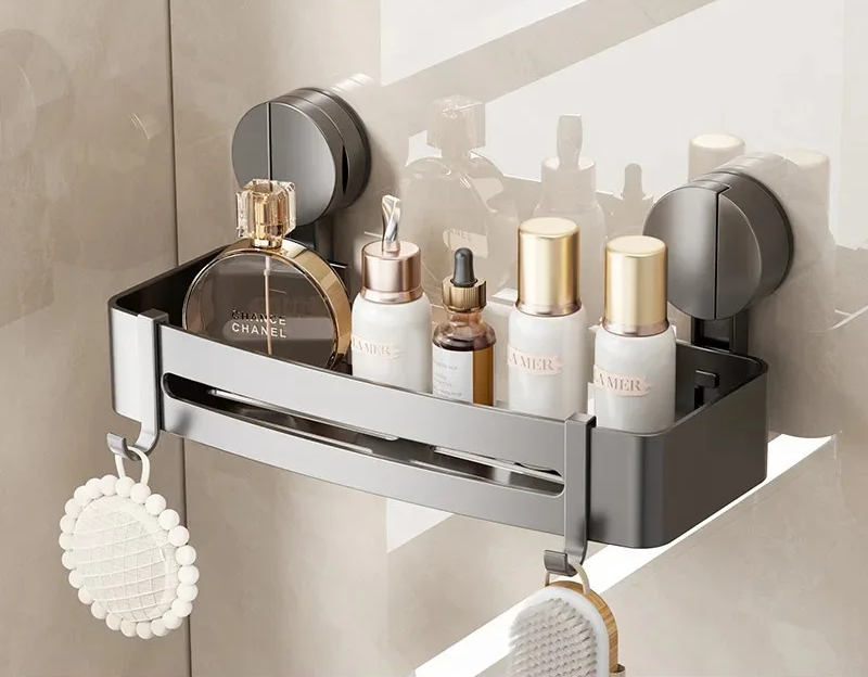 AquaGrip – Luxury Suction Cup Bath Shelf without Drilling