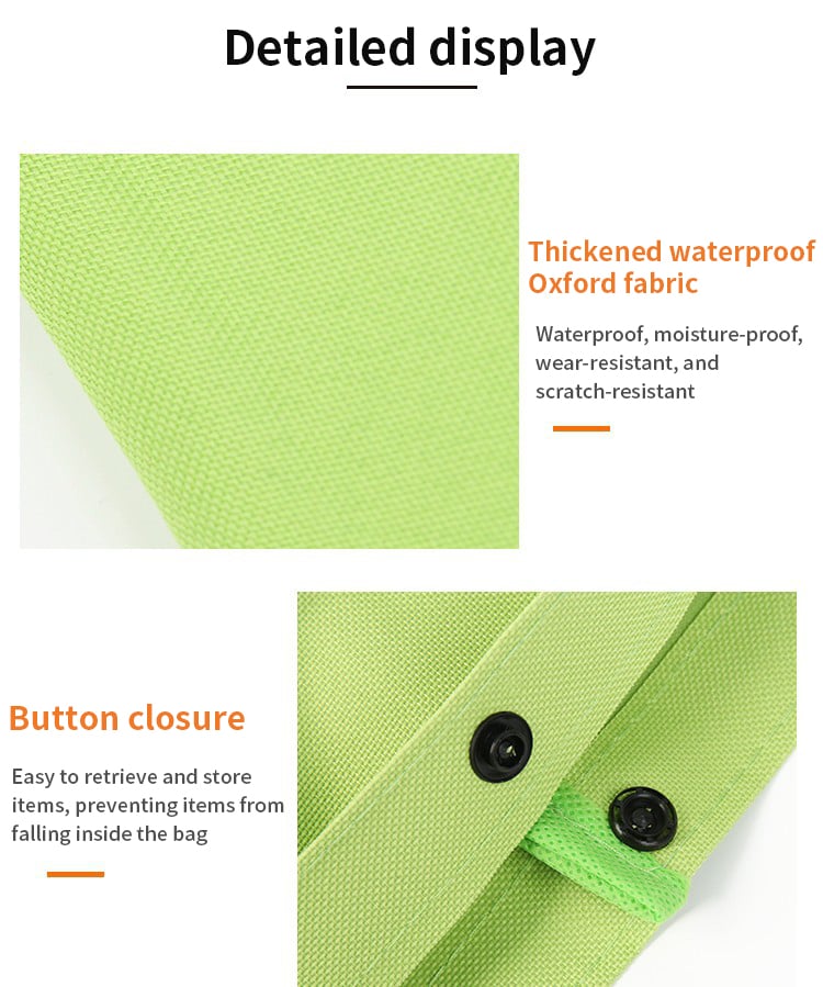 Foldable green shopping bag