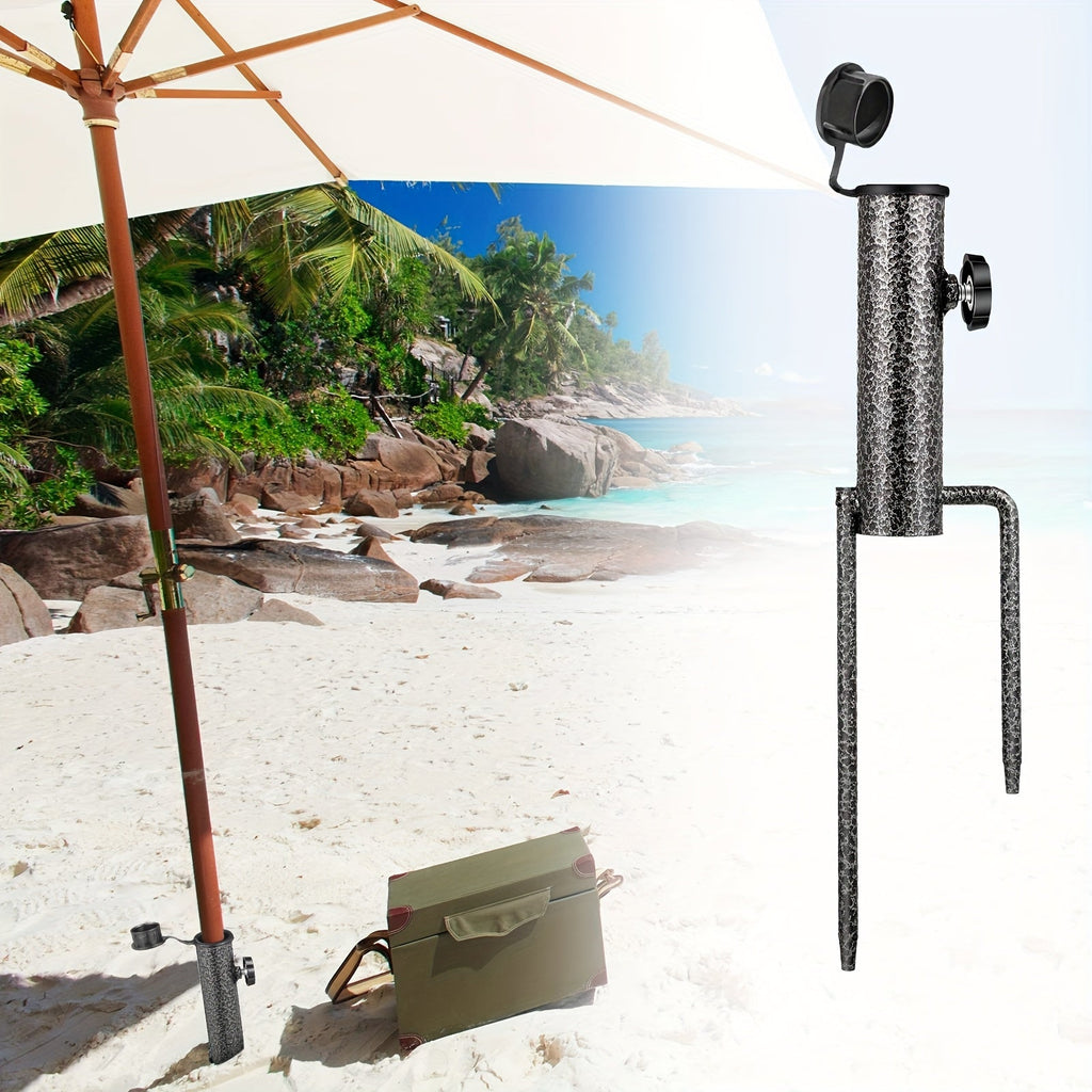 Adjustable Umbrella Stand Stabello | For Ø 2.8–3.2 cm Umbrella Poles | Anti-Slip & Portable | Sturdy Steel Construction