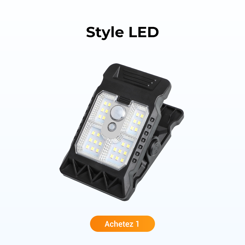 PowerBeam Solar-Clamps-Boost — Turn dark corners into a cozy oasis full of light and protection!