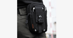Military Waist Bag - Made of Nylon - Waterproof Design - Zipper Closure - Attach with Belt - Travel Gear - Outdoor - Available in 3 Colors
