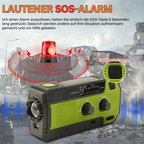 Portable emergency solar radio - PowerWave