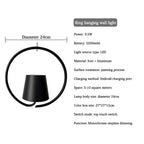 Rechargeable LED pendant light for indoor & outdoor use
