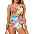One-Shoulder Tummy Control One-Piece Swimsuit