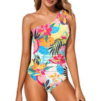 One-Shoulder Tummy Control One-Piece Swimsuit
