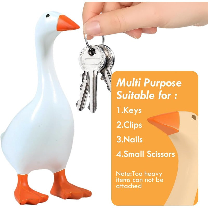 Resin Goose Key Holder