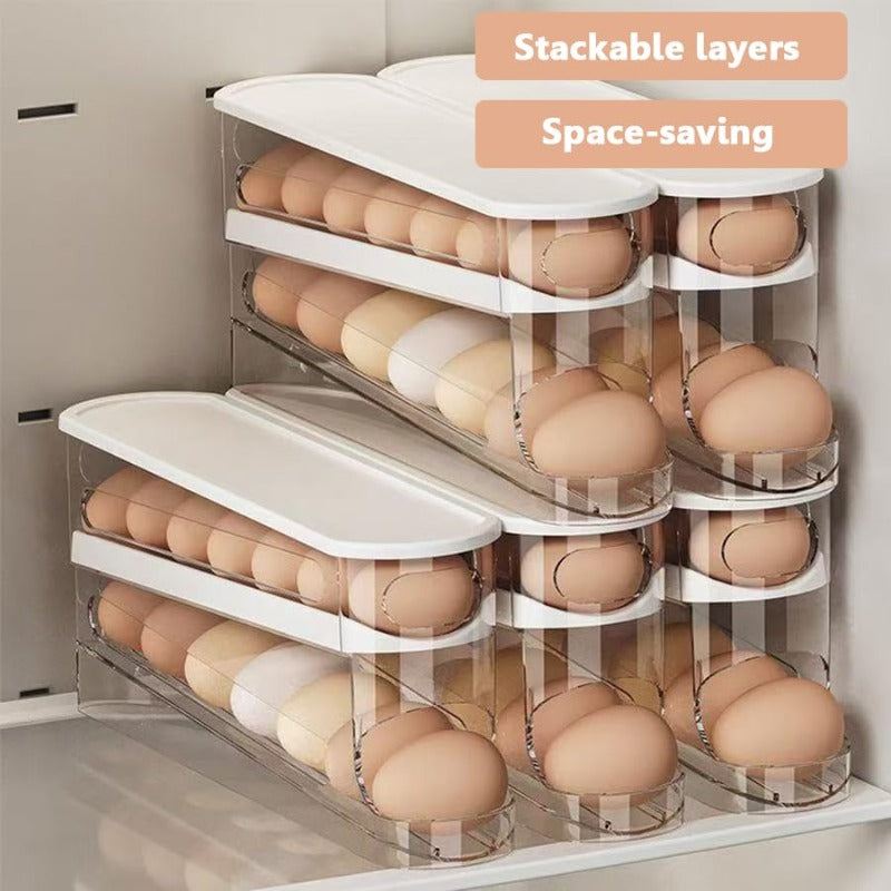 Gravity-Fed Egg Organizer