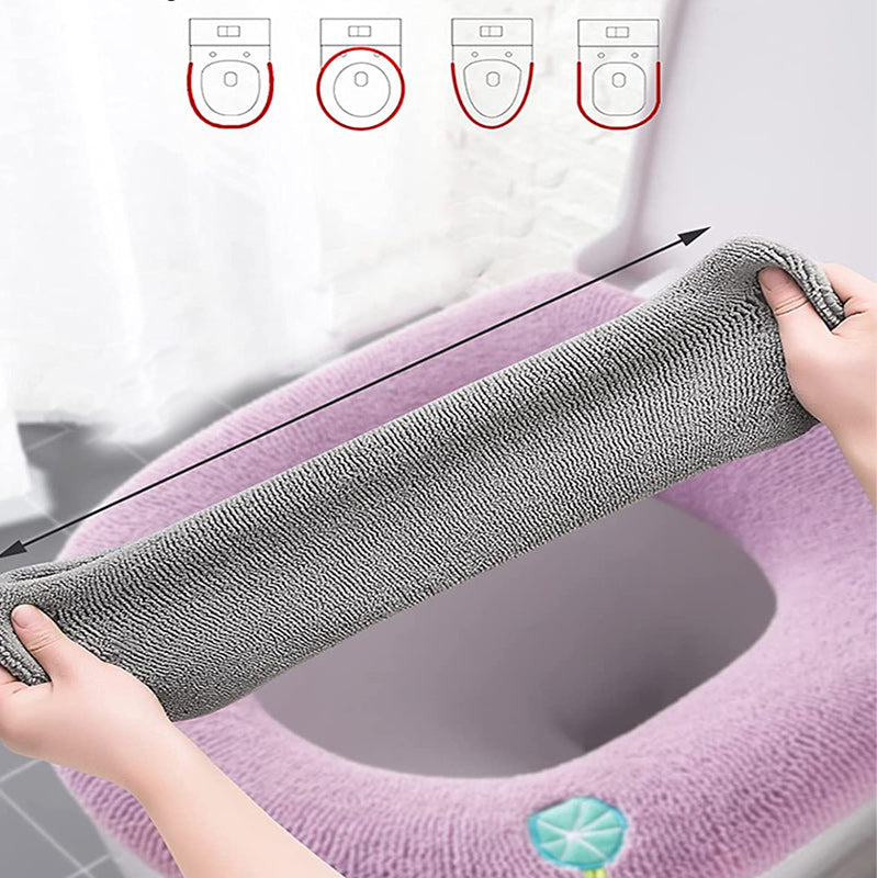 WarmCush - Toilet seat cover for immediate warmth and comfort