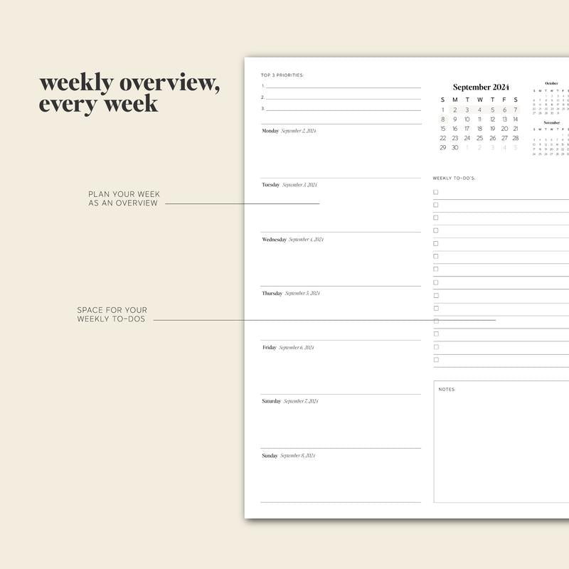 Daily Planner 24-25 - PlanEase
