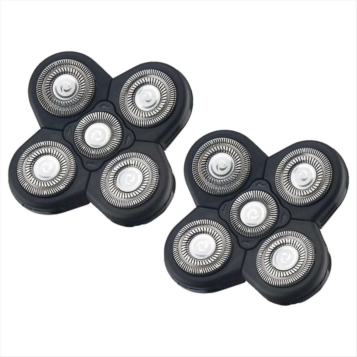 5-in-1 trimmer with floating shaving heads & accessories