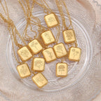 Dainty Birth Month Flower Necklace