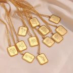 Dainty Birth Month Flower Necklace